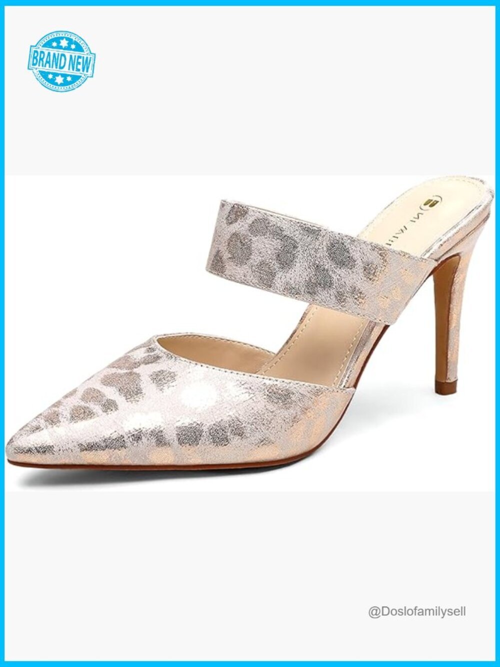 Kitten Heels Pointed Toe Slip On Mules Vintage Dressy Stiletto Pumps